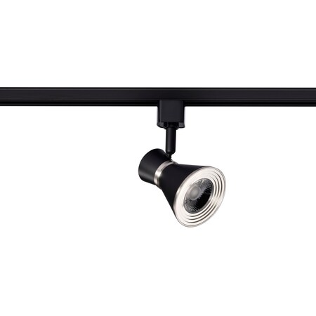 Nuvo 12-Watt LED Cinch Track Head - 3000K - Matte Black and Brushed Nickel Finish TH644